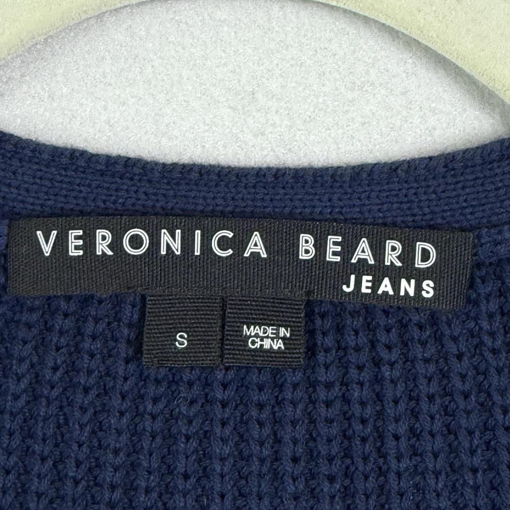 Veronica Beard Sweater Womens Small Parula Cardigan Tie Dye Ombré Colorblock - Picture 4 of 12